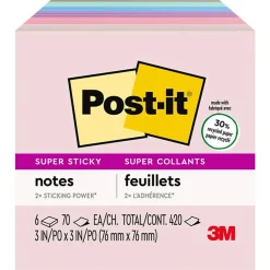 Post-It Notes*Post-it Recycled Super Sticky Notes, 3