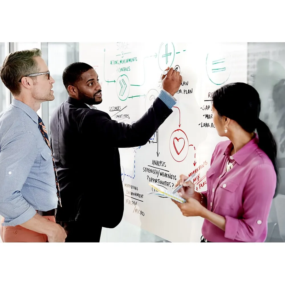 Dry Erase*Post-it Super Dry Erase Surface, 4' x 8' (DEF8X4)