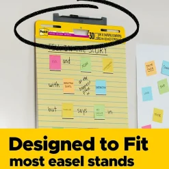Easel Paper Pads*Post-it ® Super Sticky Easel Pad, 25" x 30", Yellow with Lines, 30 Sheets/Pad (561)