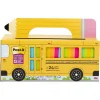 Post-It Notes*Post-it Super Sticky Notes, Bus Cabinet Pack, Assorted Bright Colors, 24 Pads/Pack, 70 Sheets/Pad (654-24SSBUS)