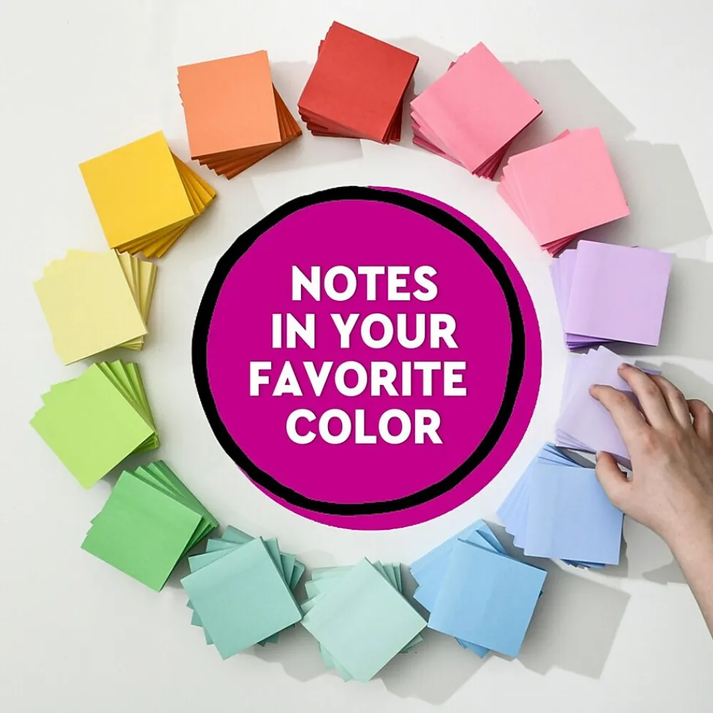 Post-It Notes*Post-it Super Sticky Notes, 3" x 3", , 90 Sheet/Pad, 5 Pads/Pack (654-5SSW) White