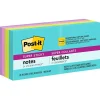Sticky Notes*Post-it Super Sticky Notes, 1-7/8" x 1-7/8", Supernova Neons Collection, 90 Sheet/Pad, 8 Pads/Pack (622-8SSMIA)