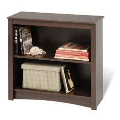 Bookcases*Prepac ™ 2 Shelf Bookcase, Espresso (EDL-3229)