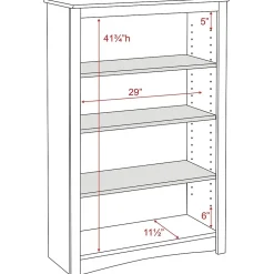 Bookcases*Prepac ™ 4 Shelf Bookcase, Espresso