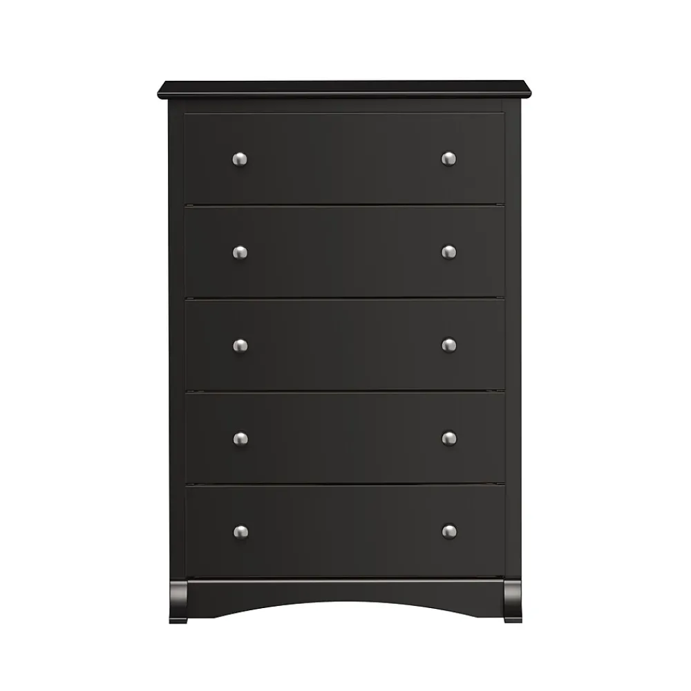 Storage Cabinets*Prepac 44.75" Sonoma 5 Drawer Chest, Black (BDC-3345-K)