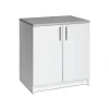 Storage Cabinets*Prepac Elite 36" Composite Storage Cabinet with 1 Shelf, White (WEB-3236)