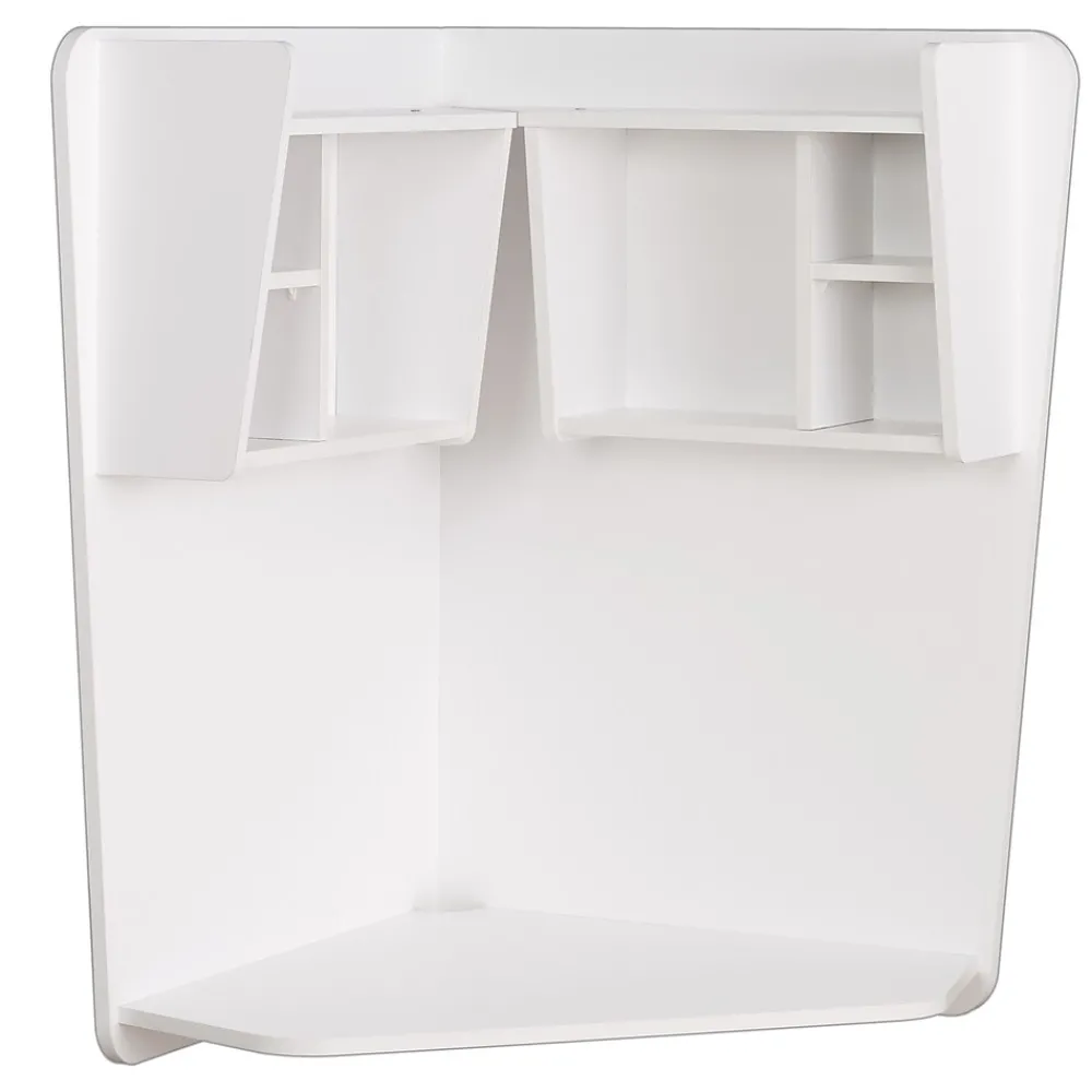 Corner Desks*Prepac Floating Corner Desk, White ( WEHW-0202-1)