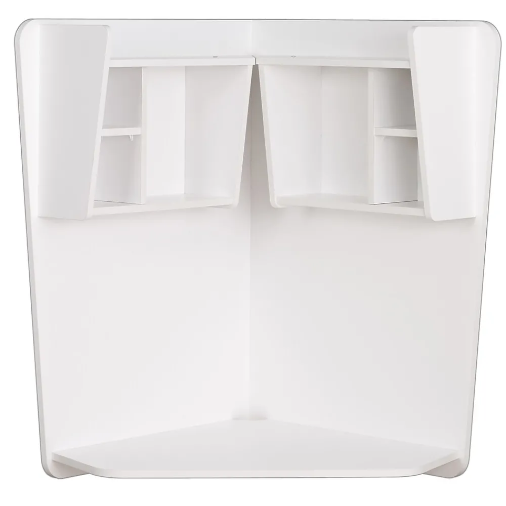 Corner Desks*Prepac Floating Corner Desk, White ( WEHW-0202-1)