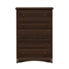 Storage Cabinets*Prepac Fremont 44.75" 5-Drawer Chest, Espresso (EDC-3345-K)