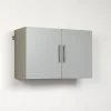 Storage Cabinets*Prepac ™ HangUps 36" Laminate Upper Storage Cabinet, Light Gray