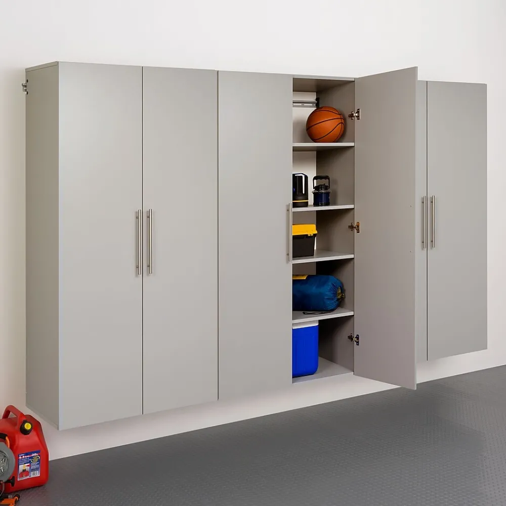 Storage Cabinets*Prepac ™ HangUps 36" Laminate Large Storage Cabinet, Light Gray (GSCW-0708-2K)