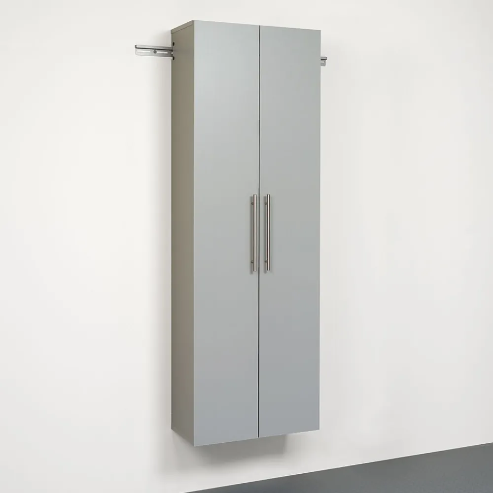 Storage Cabinets*Prepac ™ HangUps 24" Laminate Large Storage Cabinet, Light Gray