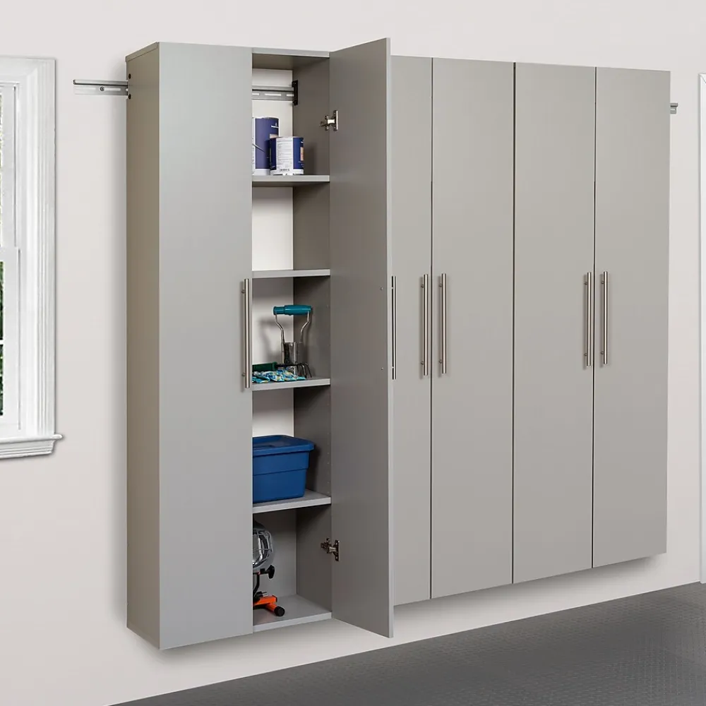 Storage Cabinets*Prepac ™ HangUps 24" Laminate Large Storage Cabinet, Light Gray
