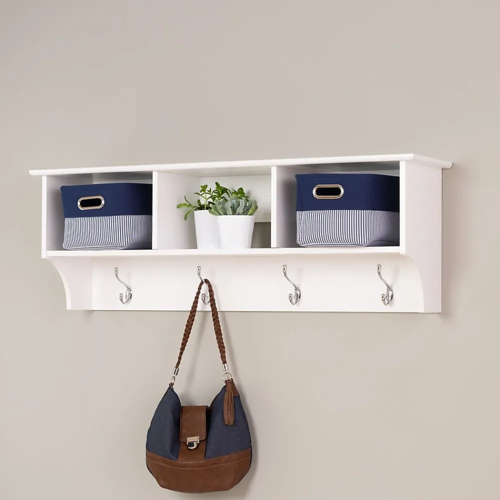 Shelving*Prepac ™ Sonoma Entryway Cubbie Shelf, 48" x 11.5", White