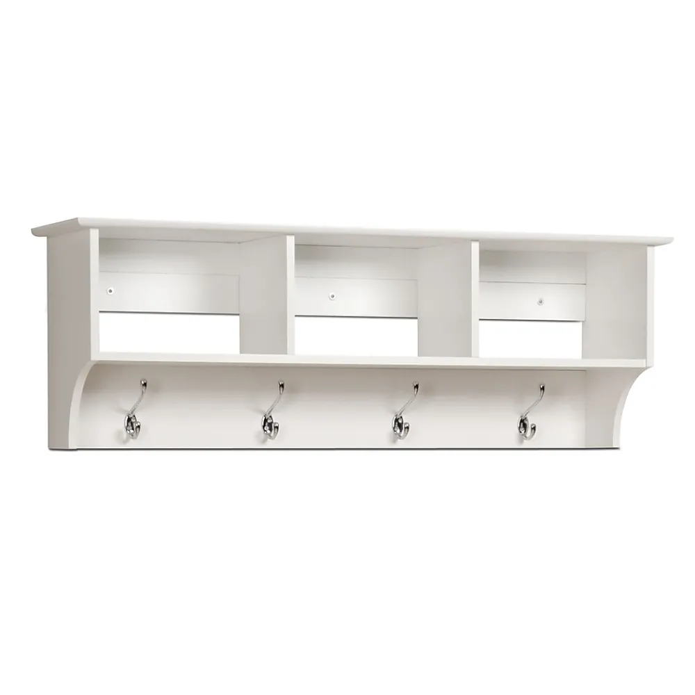 Shelving*Prepac ™ Sonoma Entryway Cubbie Shelf, 48" x 11.5", White