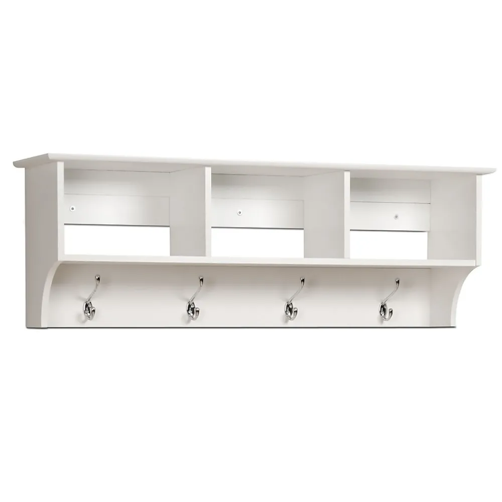 Shelving*Prepac ™ Sonoma Entryway Cubbie Shelf, 48" x 11.5", White
