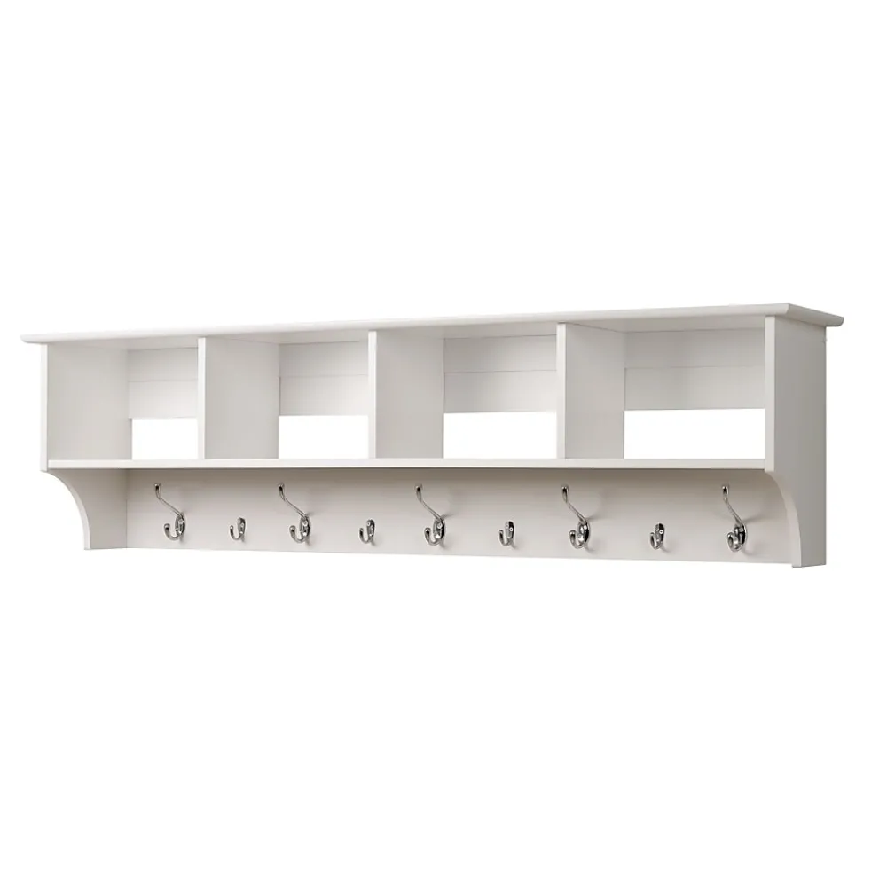 Shelving*Prepac ™ Wide Hanging Entryway Shelf, 60" x 11.5", White