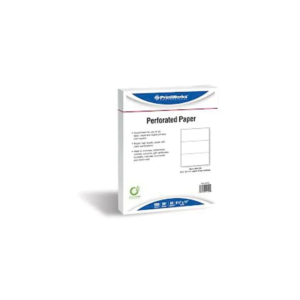 Copy Paper*Printworks Professional 8.5" x 11" Copy Paper, 20 lbs., 92 Brightness, 2500/Carton (04330)