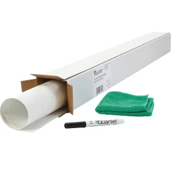 Dry Erase*Quartet ® Anywhere™ Repositionable Dry-Erase Surface, Self-Adhesive Sheets, 3’ x 2’ (R85532)