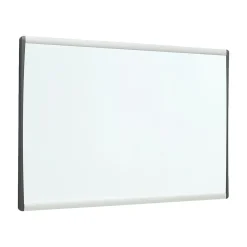 Dry Erase*Quartet Arc Cubicle Painted Steel Dry-Erase Whiteboard, Aluminum Frame, 2' x 1' (ARC2414)