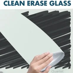 Dry Erase*Quartet Infinity Magnetic Glass Cubicle Dry-Erase Whiteboard, 2.5' x 2' (PDEC1830)