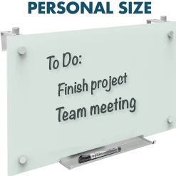 Dry Erase*Quartet Infinity Magnetic Glass Cubicle Dry-Erase Whiteboard, 2.5' x 2' (PDEC1830)