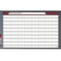 Dry Erase*Quartet InView Total Erase Dry-Erase Whiteboard, Steel Frame, 3' x 2' (72982)