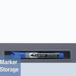 Dry Erase*Quartet InView Total Erase Dry-Erase Whiteboard, Steel Frame, 3' x 2' (72982)