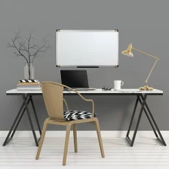 Dry Erase*Quartet ® Magnetic Dry-Erase Whiteboard, Aluminum Frame, 2 1/2'W x 1 1/2'H (48101)