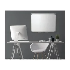 Dry Erase*Quartet Magnetic Painted Steel Dry-Erase Whiteboard, Metal Frame, 17