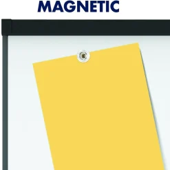 Dry Erase*Quartet ® Prestige® 2 Magnetic Mobile Presentation Whiteboard Easel, 3' x 2' (ECM32P2)