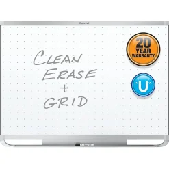 Dry Erase*Quartet Prestige 2 Total Erase Dry-Erase Whiteboard, Aluminum Frame, 8' x 4' (TEM548A)