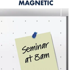 Dry Erase*Quartet Prestige 2 Total Erase Dry-Erase Whiteboard, Aluminum Frame, 8' x 4' (TEM548A)