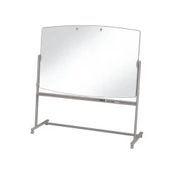 Dry Erase*Quartet Reversible Total Erase Dry-Erase Whiteboard, Steel Frame, 6' x 4' (3640TE)