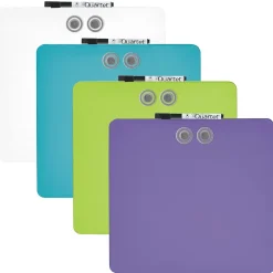 Dry Erase*Quartet Tin Dry-Erase Board, 1' x 1', Assorted Colors (TSQ1212A)