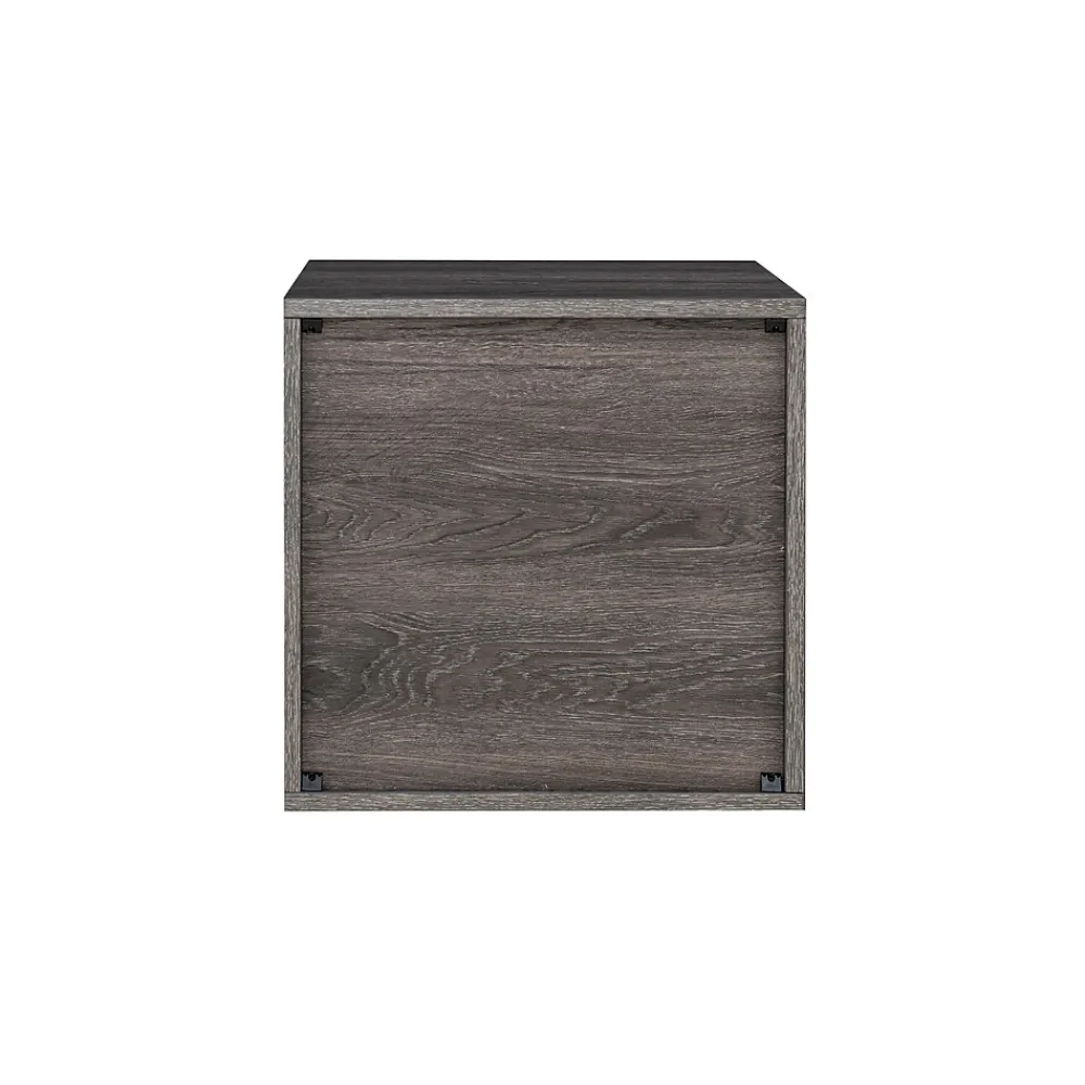 Storage Cabinets*QUUBs 15.75" Drawer Cabinet with 2 Drawers, Weathered Gray (G115002500)