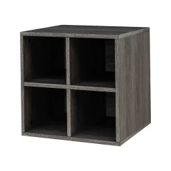 Storage Cabinets*QUUBs 15.75" Storage Cabinet with 2 Shelves, Weathered Gray (G115002300)