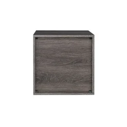 Storage Cabinets*QUUBs 15.75" Storage Cabinet with 2 Shelves, Weathered Gray (G115002300)