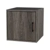 Storage Cabinets*QUUBs 15.75" Storage Cabinet with 1 Shelf, Weathered Gray (G115002400)