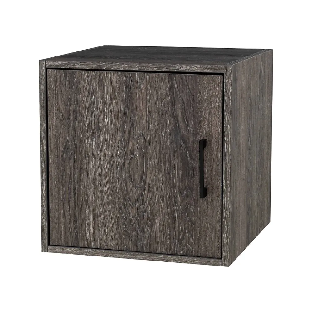 Storage Cabinets*QUUBs 15.75" Storage Cabinet with 1 Shelf, Weathered Gray (G115002400)