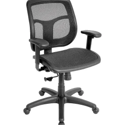 Office Chairs*Eurotech Raynor Apollo Mesh Office Chair, Black