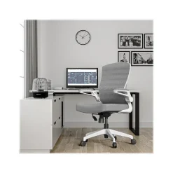 Office Chairs*RAYNOR GROUP ION Fabric Task Chair, Gray/White (ION-WH-GRY)