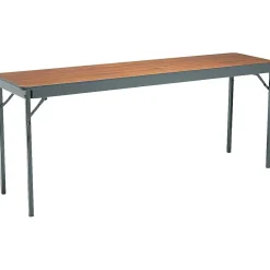 Folding Tables*Barricks Rectangular Folding Table, 30Hx18Wx72"L