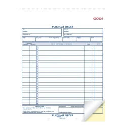Business Forms*Rediform 2-Part Carbonless Purchase Requisitions, 8.5"L x 11"W, 50 Sets/Book (RED1L146)