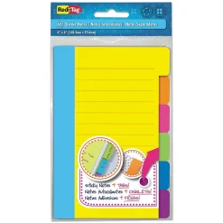 Sticky Notes*Redi-Tag Divider Sticky Notes With Tabs, Assorted Colors, 60 Sheets/set, 3 Sets/box