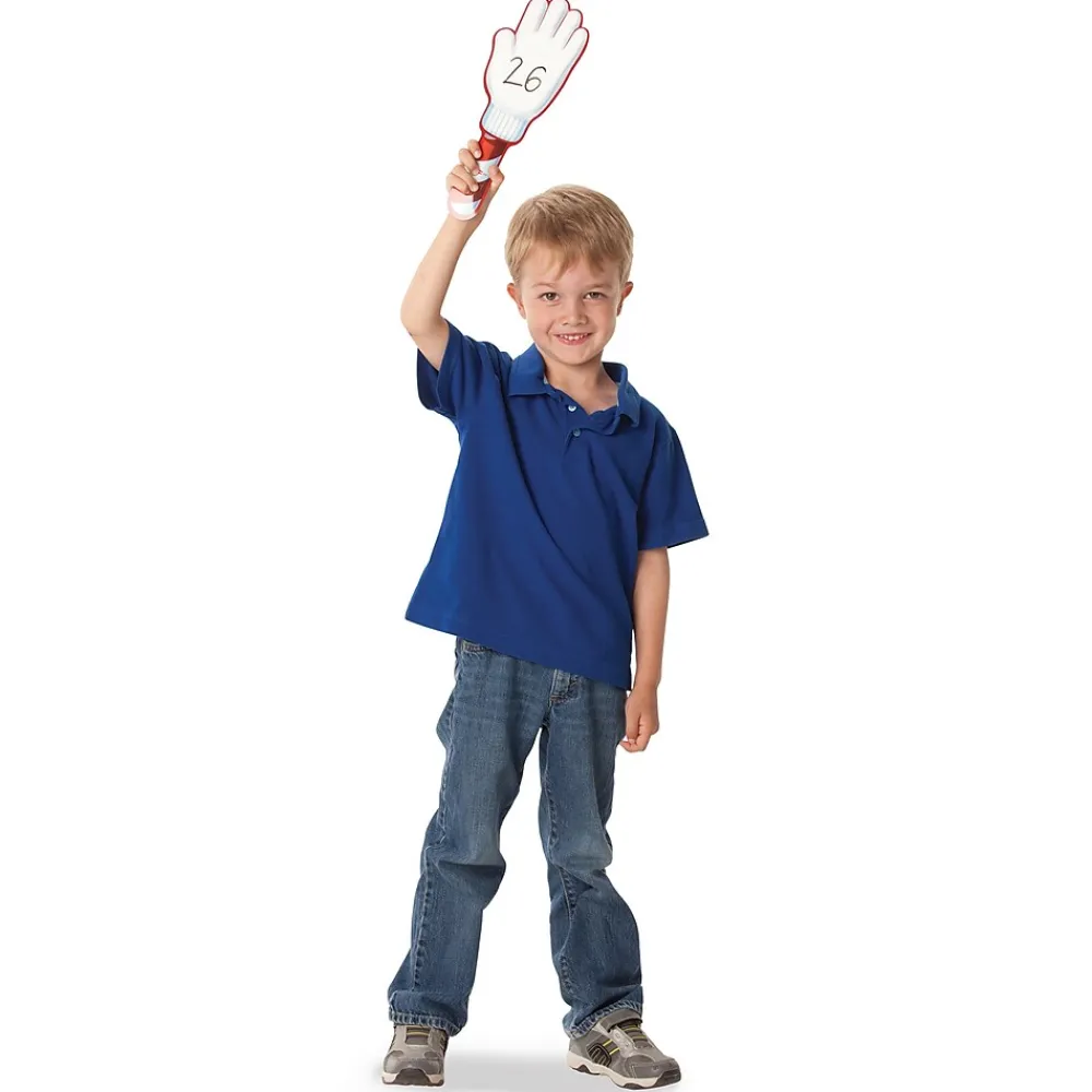 Dry Erase*Roylco "Hands Up" Answer Boards Dry-Erase Whiteboard, 5" x 12", 24/Pack (R-5905)