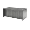 Computer Desks*Safco Aberdeen 72" Bowfront Desk, Gray Steel (ABD7242LGS)