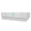 File Cabinets*Safco Closed Base for Flat File Cabinet 4994, Not Assembled, White (4995WHR)