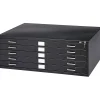 File Cabinets*Safco 5-Drawer Steel Flat File Cabinet, 24" x 36" Documents, Black (4994BLR)