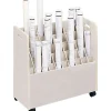 File Cabinets*Safco ® Mobile Files, for Large Roll, Tube Size: 2-3/4x2-3/4", 50 Tubes/file